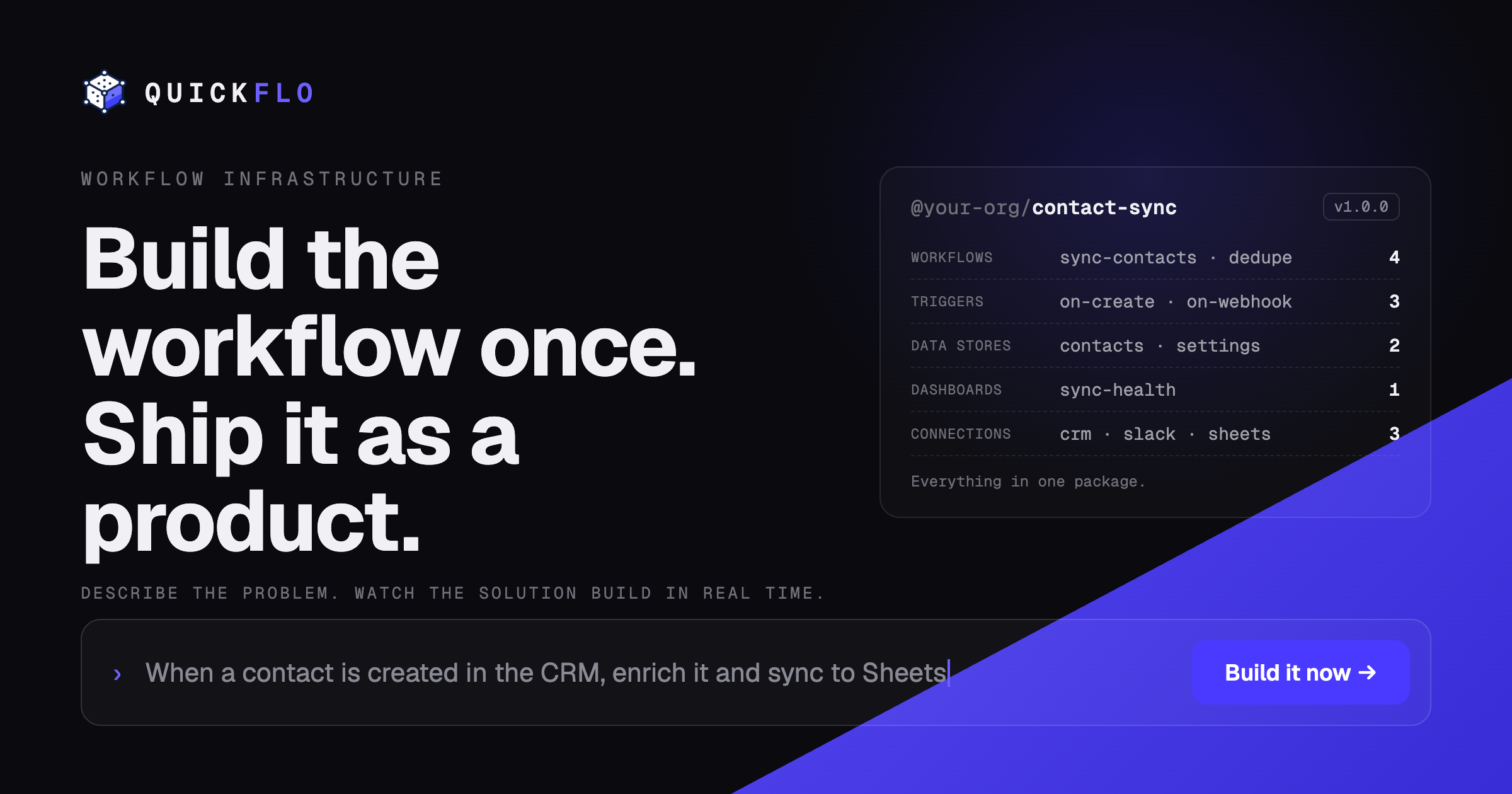 QuickFlo – I got sick of exporting workflows and everything that came with them
